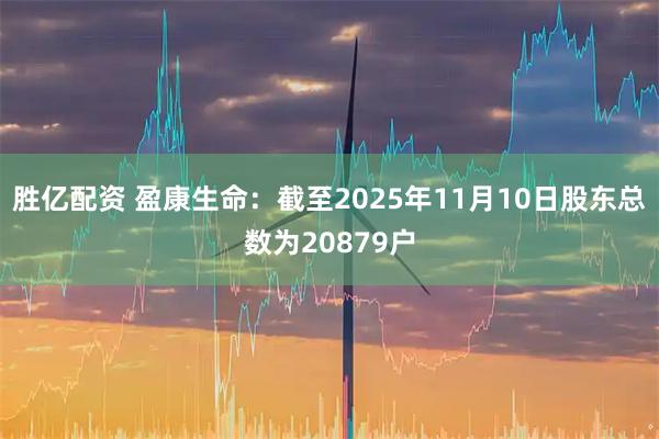 胜亿配资 盈康生命：截至2025年11月10日股东总数为20879户